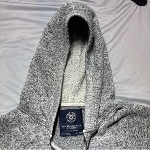 American Eagle Outfitters Gray Zip-Up Hoodie